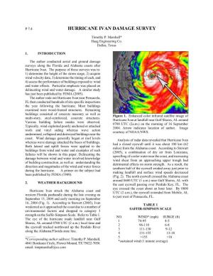 Hurricane Ivan Damage Survey
