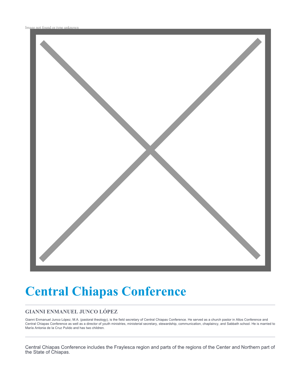 Central Chiapas Conference