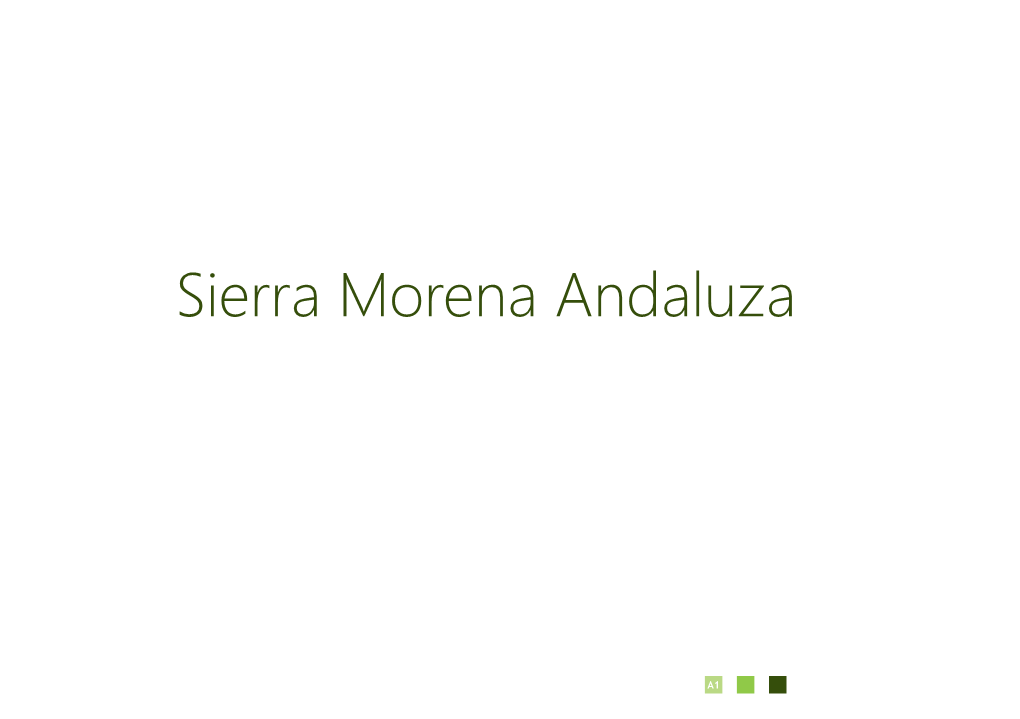 Sierra Morena Andaluza