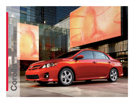 2012 Toyota Corolla Offers the Ideal Blend of Comfort, Value and Safety