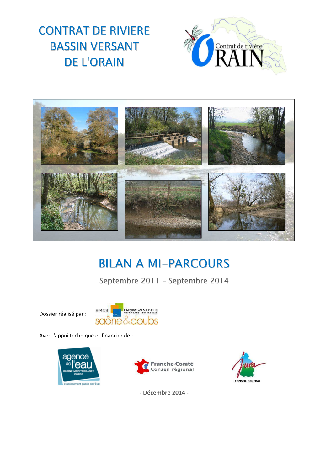 Contrat De Riviere Bassin Versant De L'orain