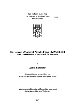 Entrainment of Sediment Particles from a Flat Mobile Bed with the Influence of Near-Wall Turbulence