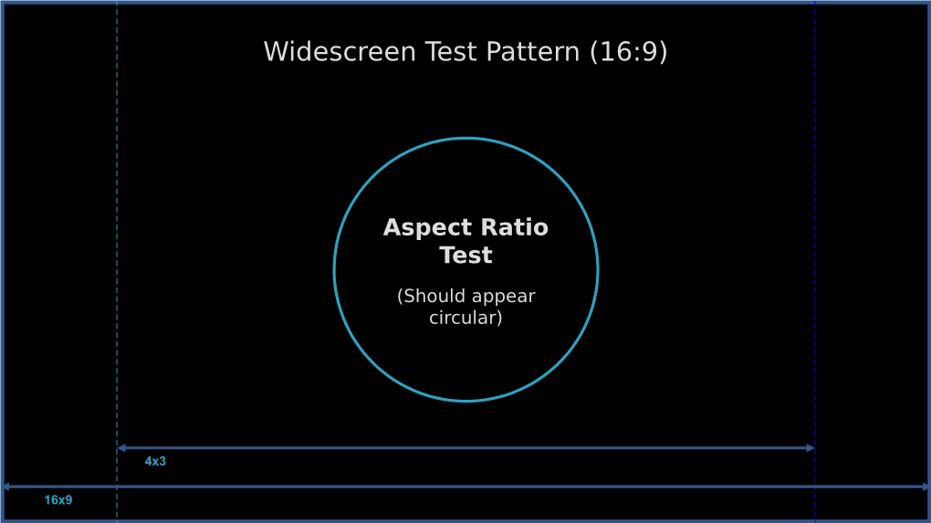 Widescreen Test Pattern (16:9)