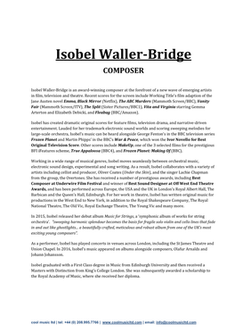 Isobel Waller-Bridge