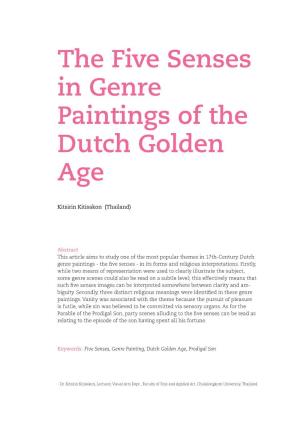 The Five Senses in Genre Paintings of the Dutch Golden Age