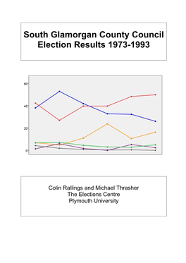 South Glamorgan County Council Election Results 1973-1993