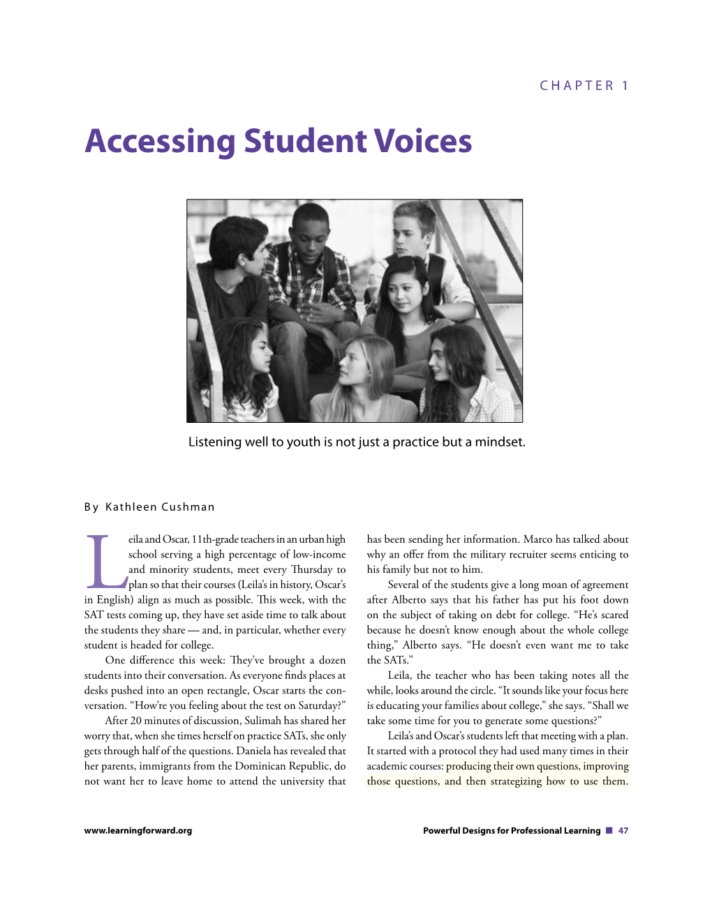 Accessing Student Voices