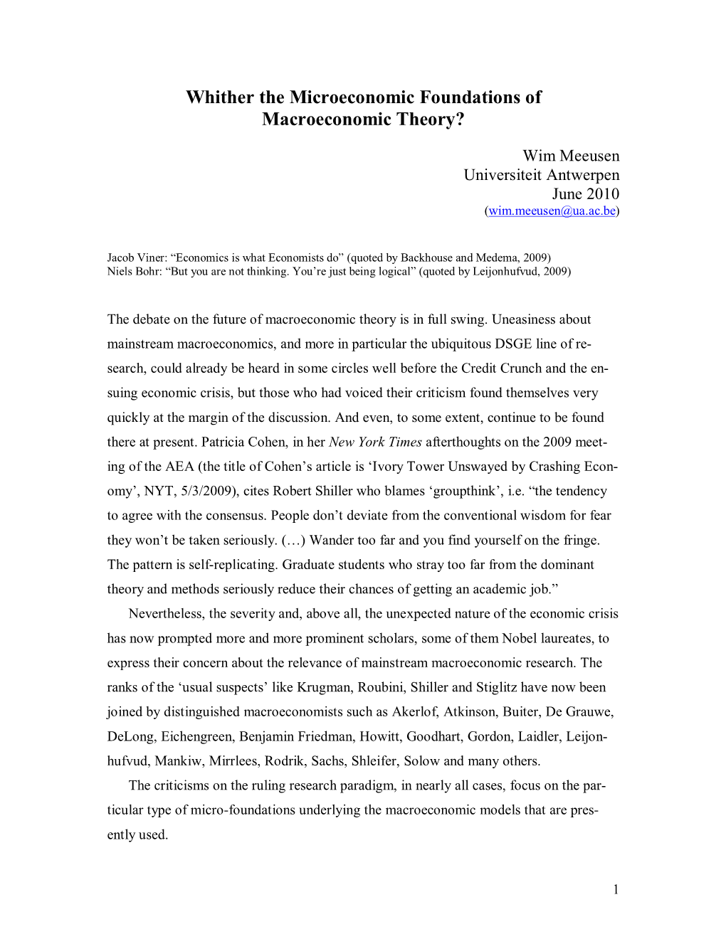 Microfoundations of the Keynesian Multiplier Process’, Journal of Economic Interaction and Coordination , 1: 33-44