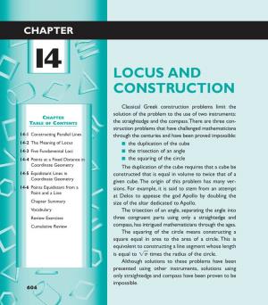 Chapter 14 Locus and Construction
