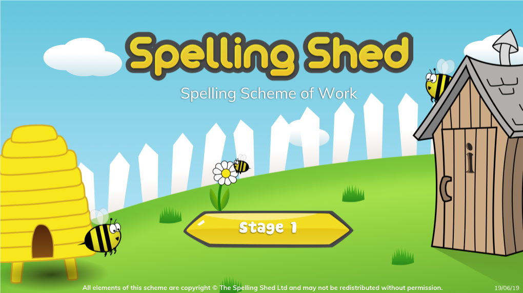 Spelling Shed Scheme Stage 1