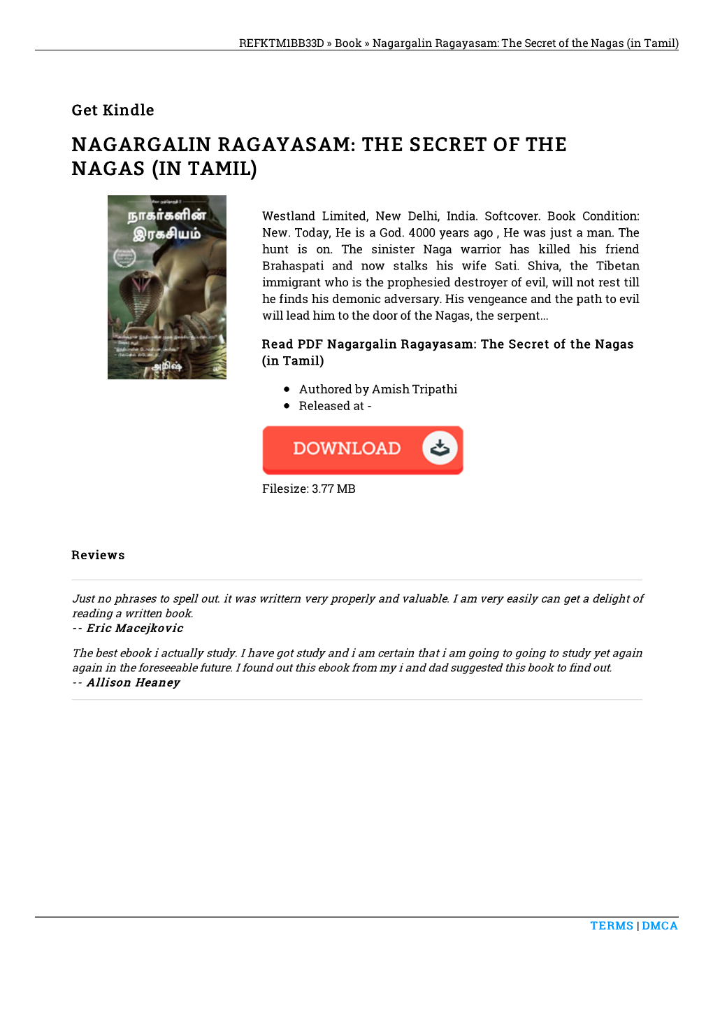 Find PDF \ Nagargalin Ragayasam: the Secret of the Nagas (In Tamil)