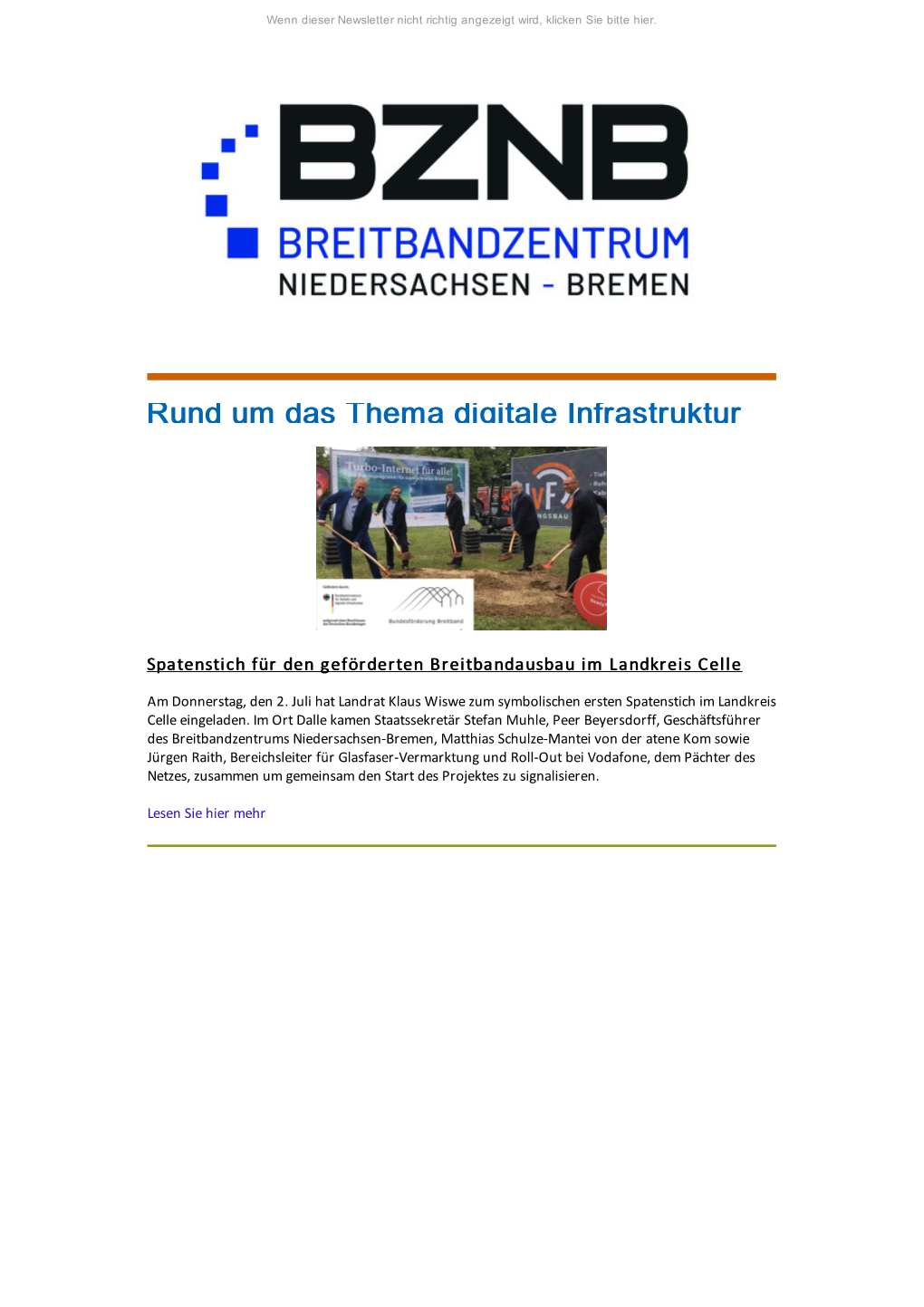 Breitbandzentrum Niedersachsen-Bremen Juli 2020