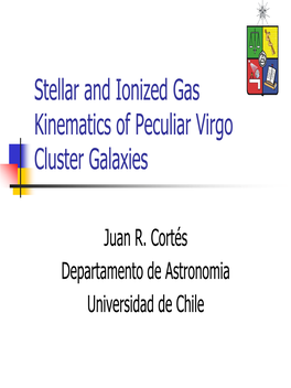 Stellar and Ionized Gas Kinematics of Peculiar Virgo Cluster Galaxies