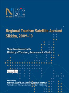 Regional Tourism Satellite Account, Sikkim, 2009-10