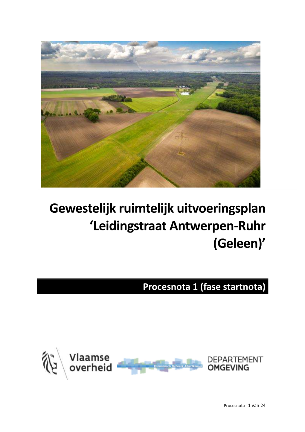 Gewestelijk Ruimtelijk Uitvoeringsplan 'Leidingstraat Antwerpen-Ruhr