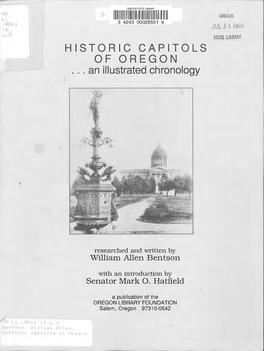 Historic Capitols of Oregon