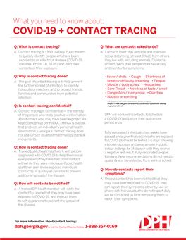 Covid-19 + Contact Tracing