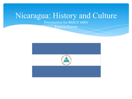 Nicaragua History and Culture