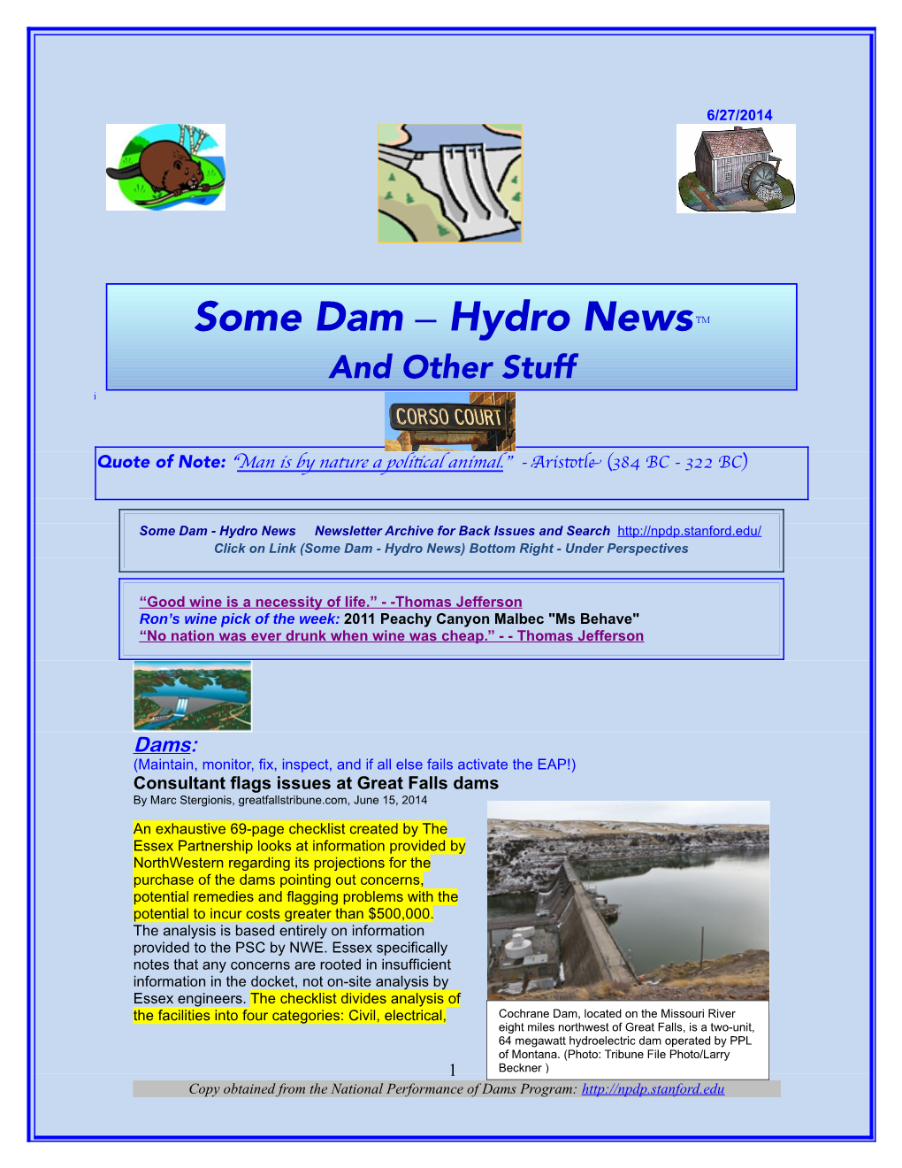 Some Dam – Hydro Newstm