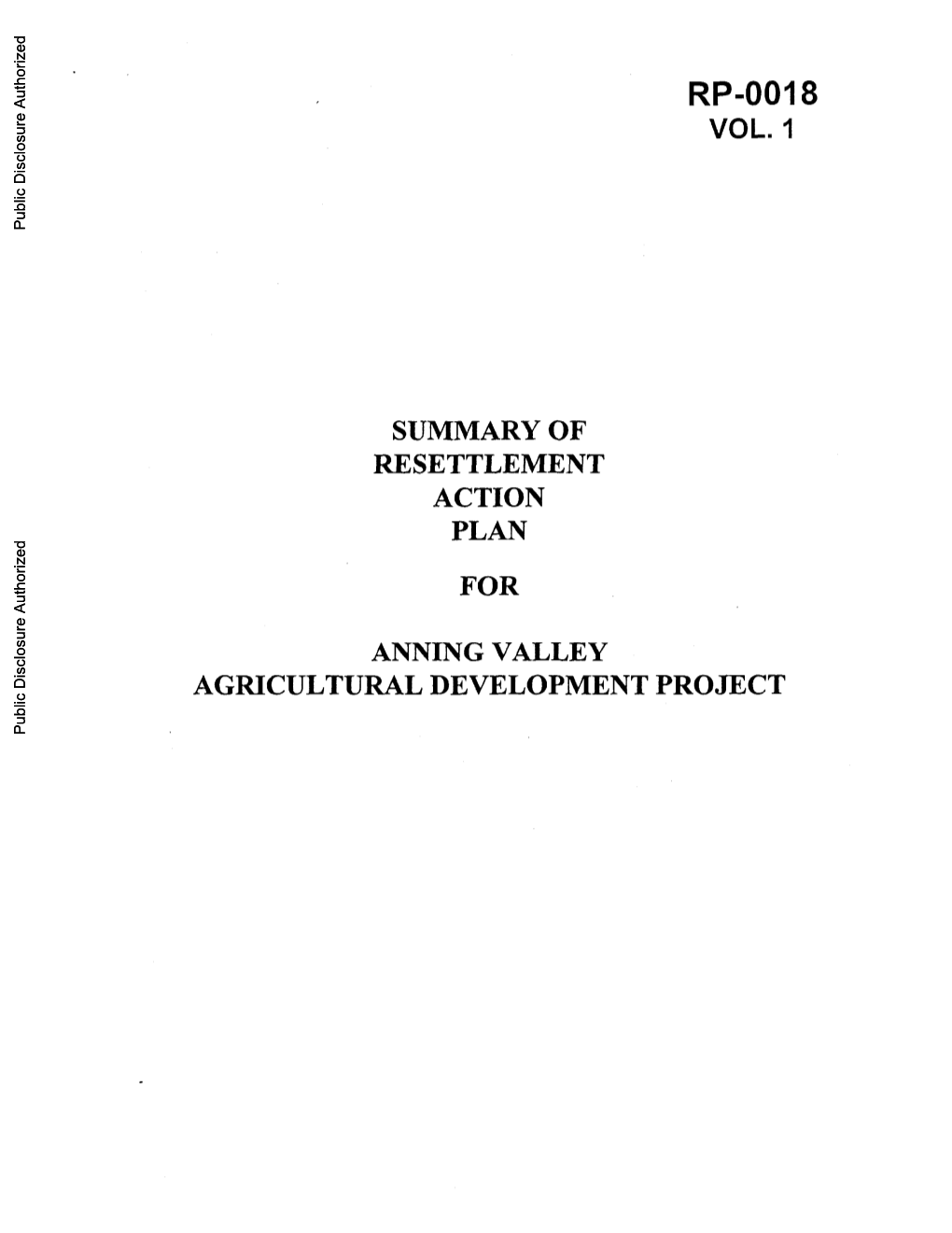 World Bank Document