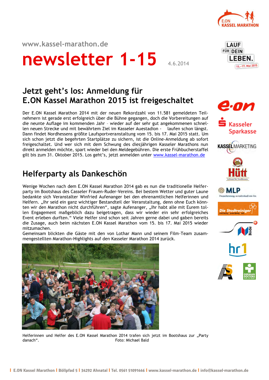 Finden Sie Die Newsletter 2015