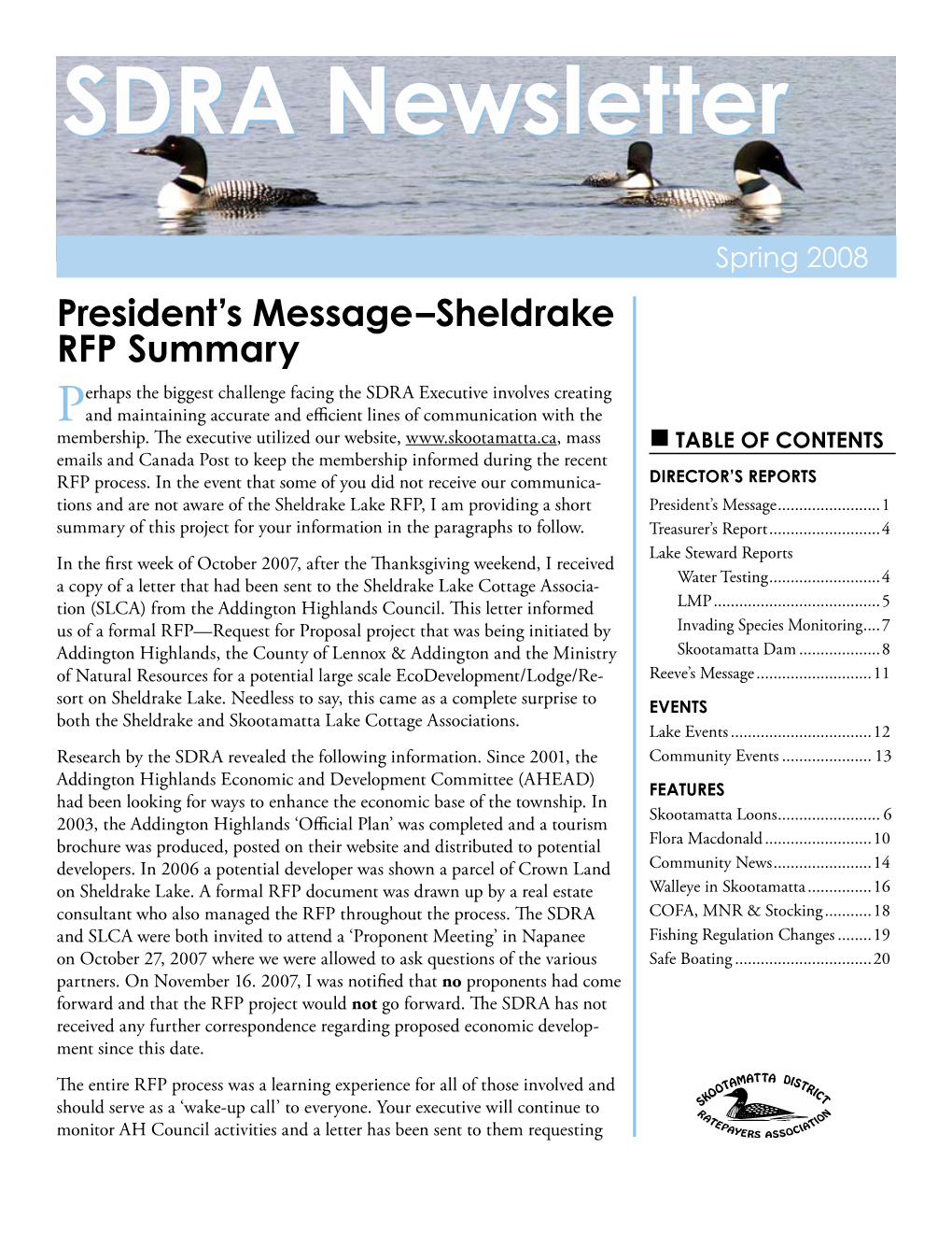 Newsletter 2008