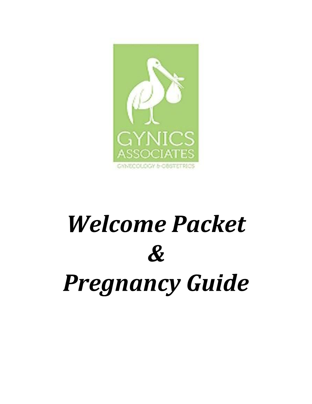 Welcome Packet & Pregnancy Guide