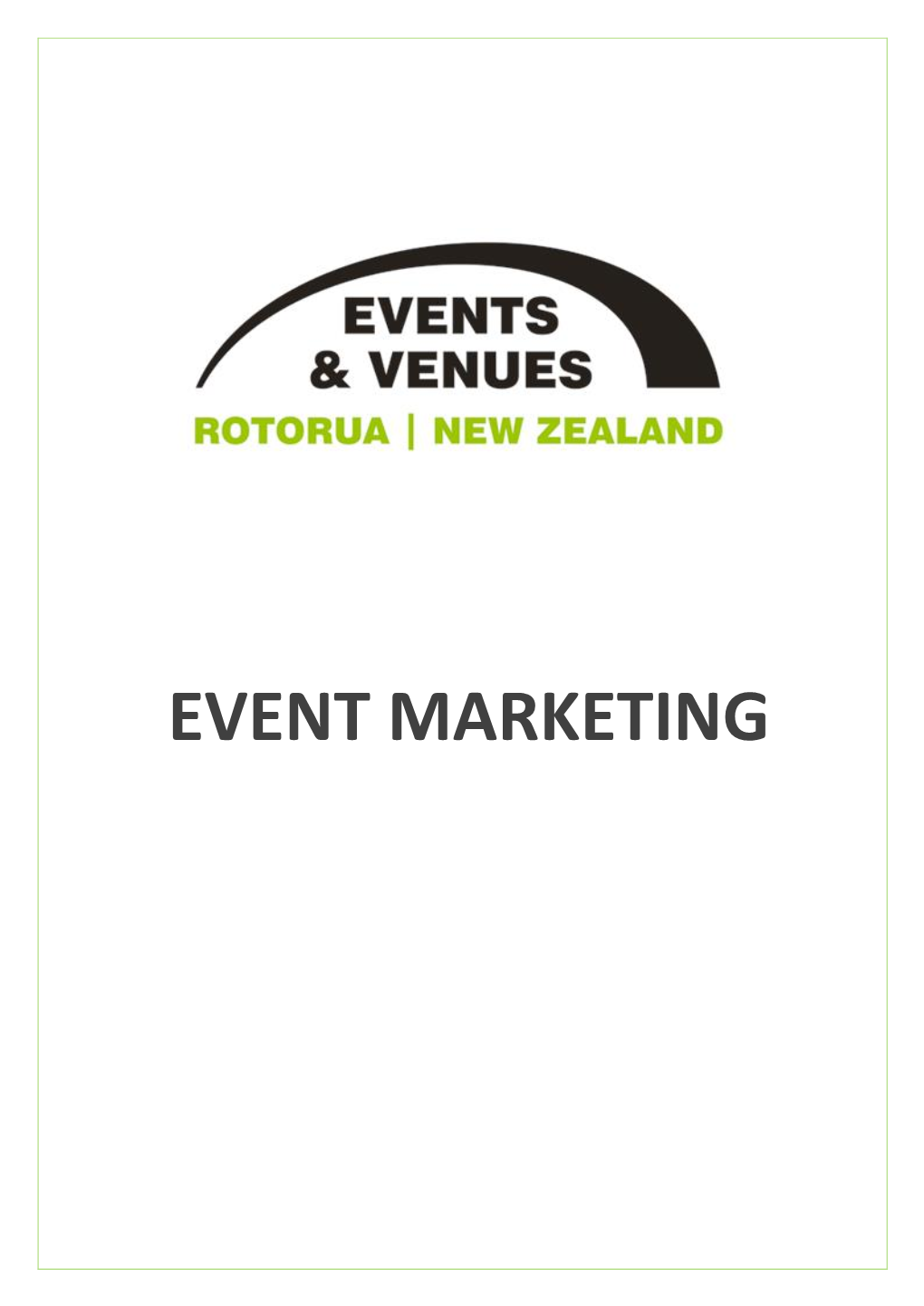 Event Marketing Guide