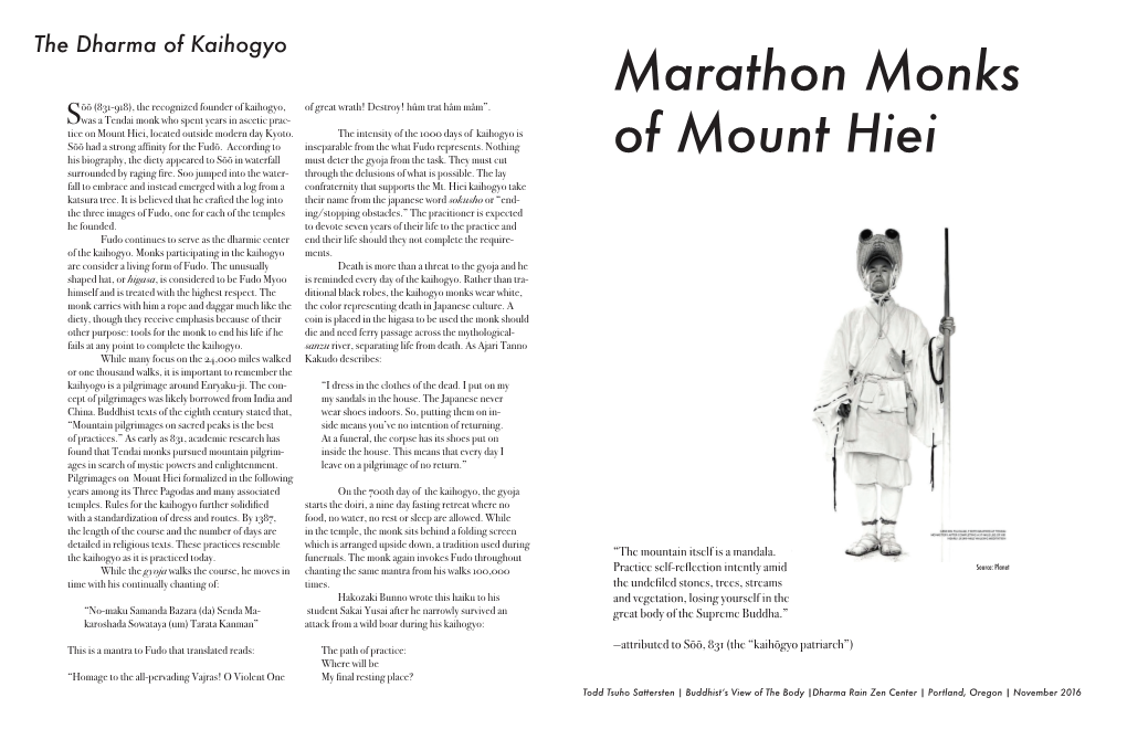 Marathon Monk of Mount Hiei V3.Indd