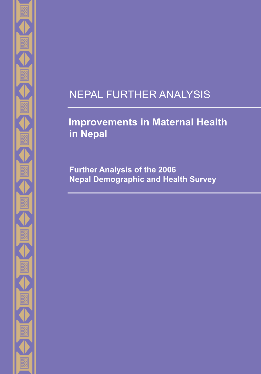 Nepal Further Analysis