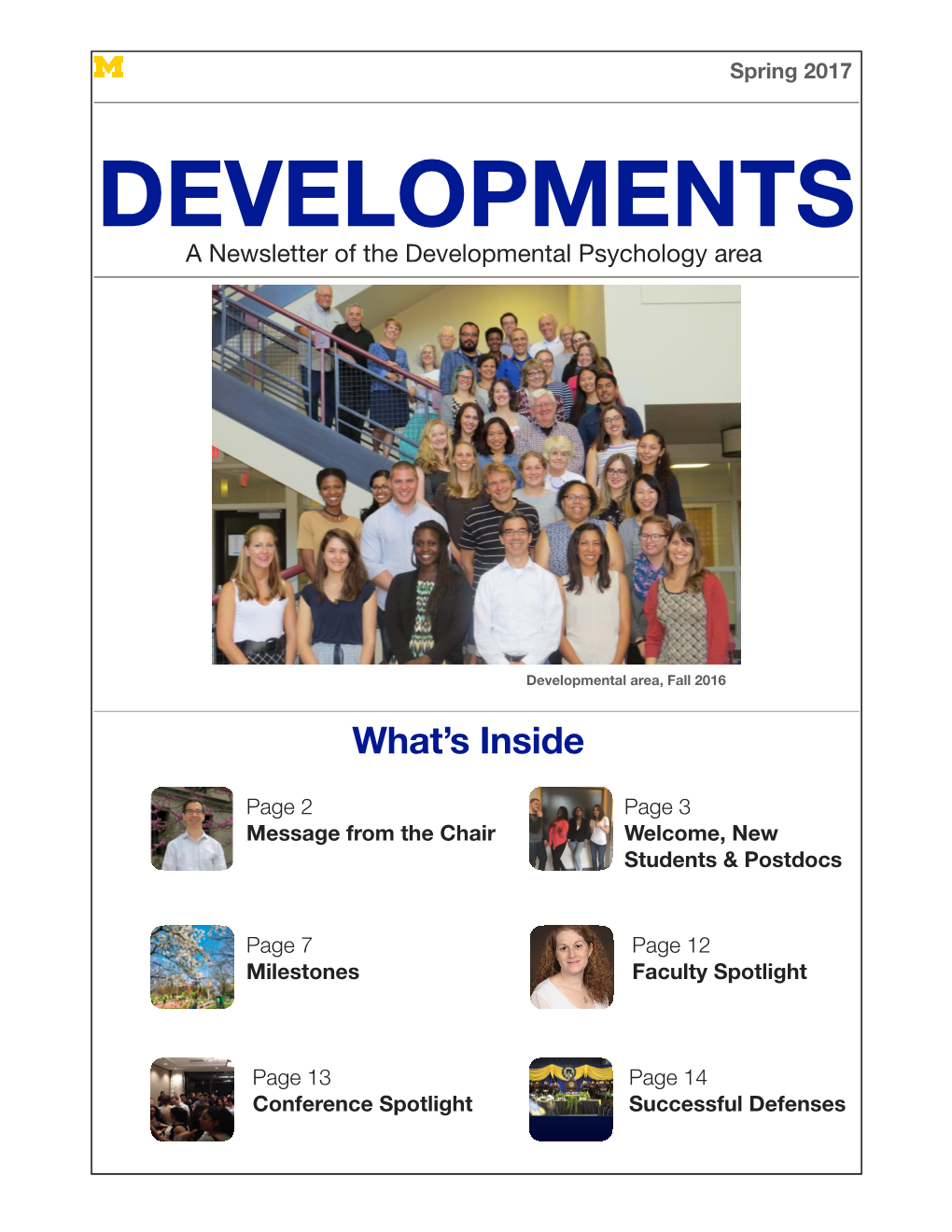 Developmental Newsletter 2017