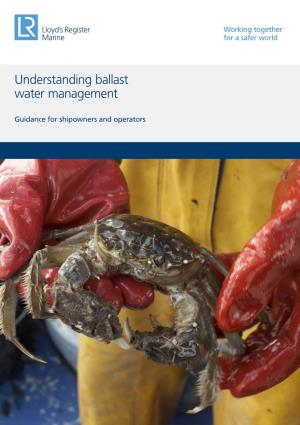 Understanding Ballast Water Management