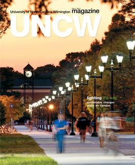 Lighting the Way Sustainable Changes Made on Campus Alumni and Friends