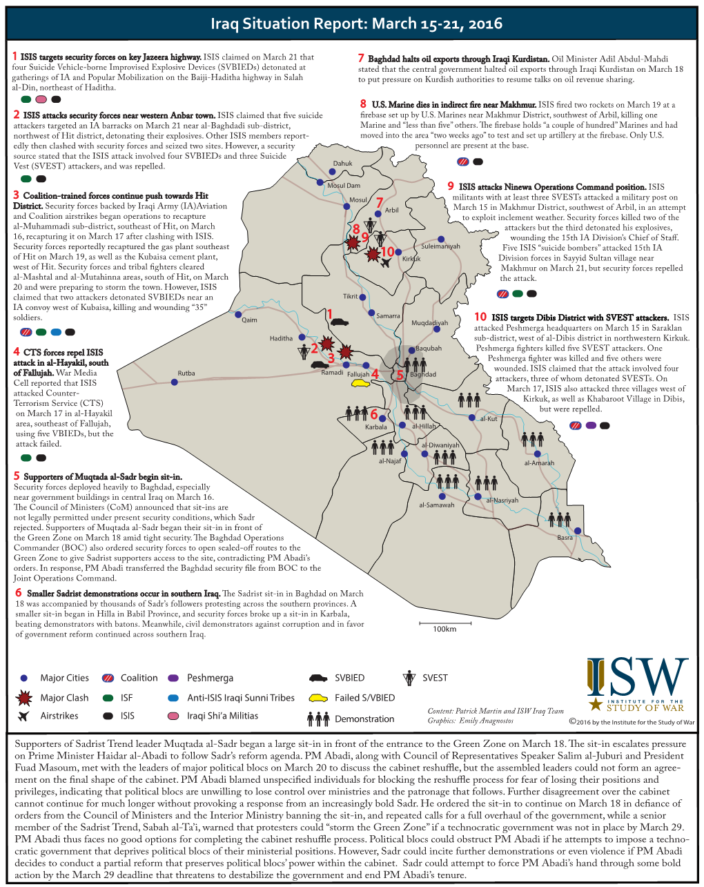 Iraq SITREP 2016-03-21