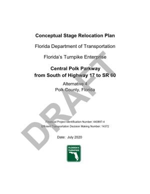 Draft Conceptual Statge Relocation Plan (CSRP)