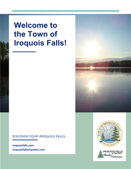 Welcome to the Town of Iroquois Falls! 2018