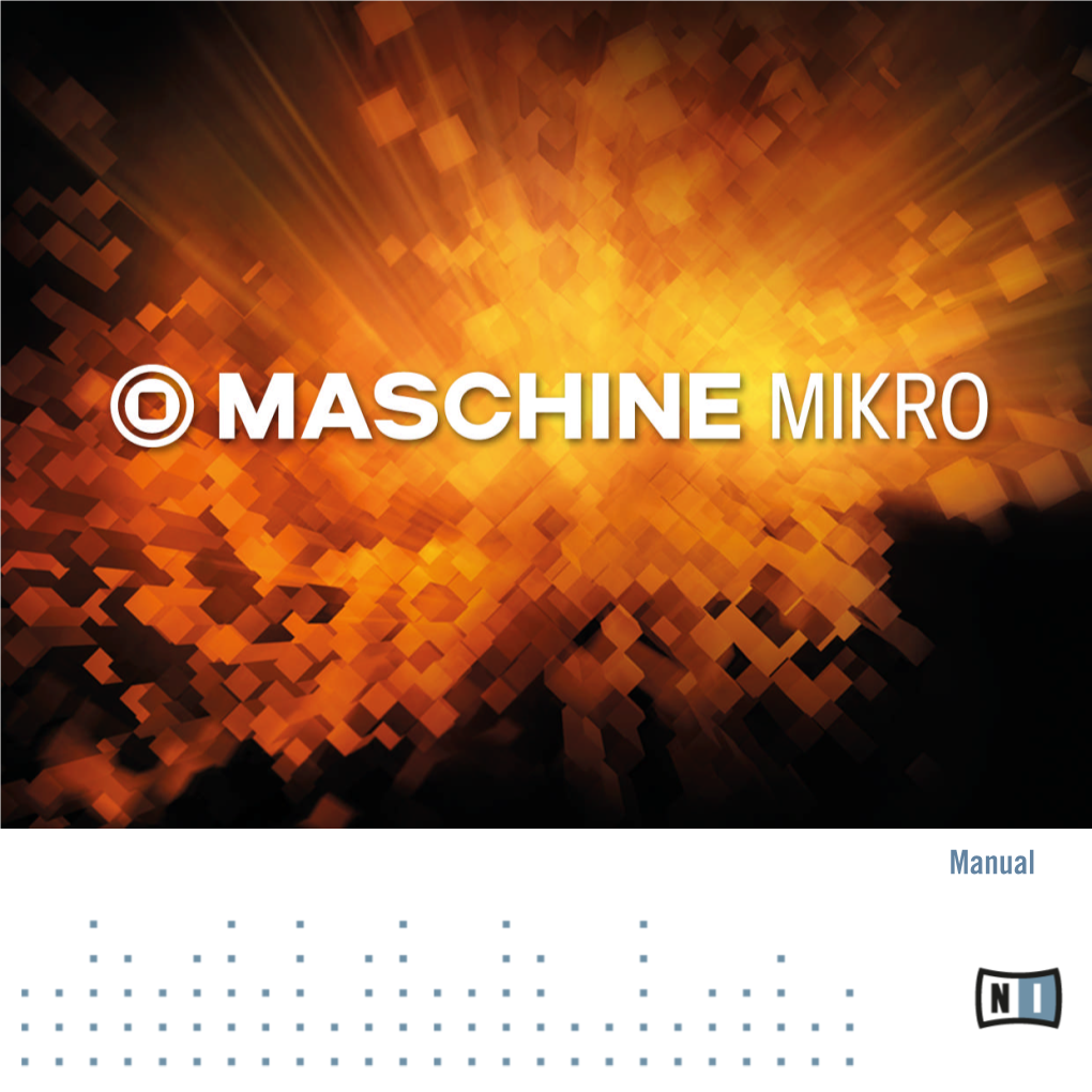 Maschine Mikro Mk2 Manual English