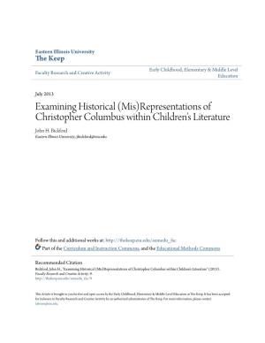 Representations of Christopher Columbus Within Children's Literature