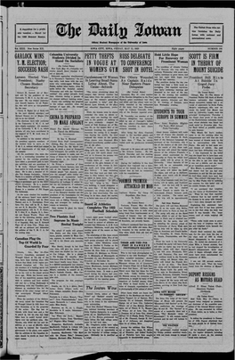 Daily Iowan (Iowa City, Iowa), 1923-05-11