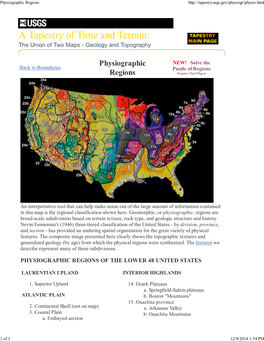 Physiographic Regions