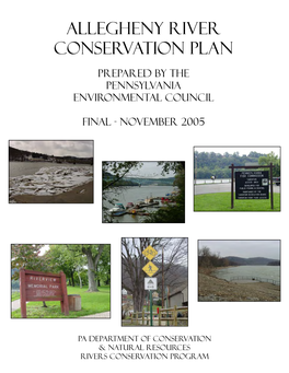 Allegheny River Conservation Plan