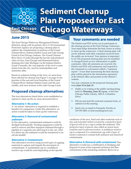 Sediment Cleanup Plan Proposed for East Chicago Waterways