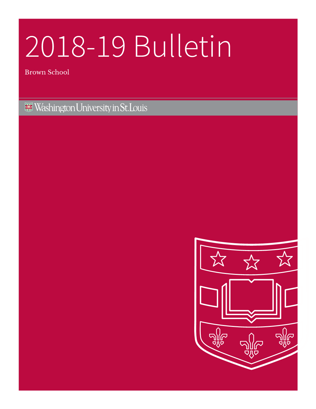 Bulletin 2018-19 Table of Contents (10/30/18)