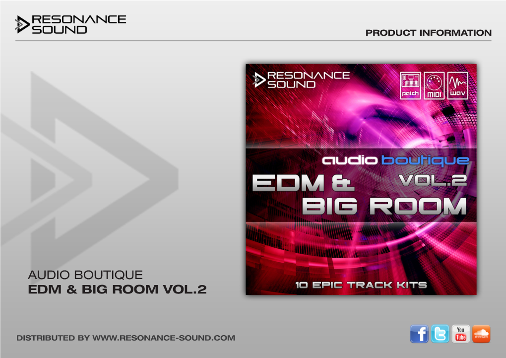 Audio Boutique Edm & Big Room Vol.2