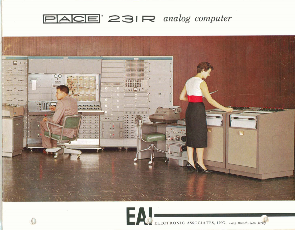 PACE 231R Analog Computer, 1961