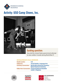 USO Camp Shows, Inc