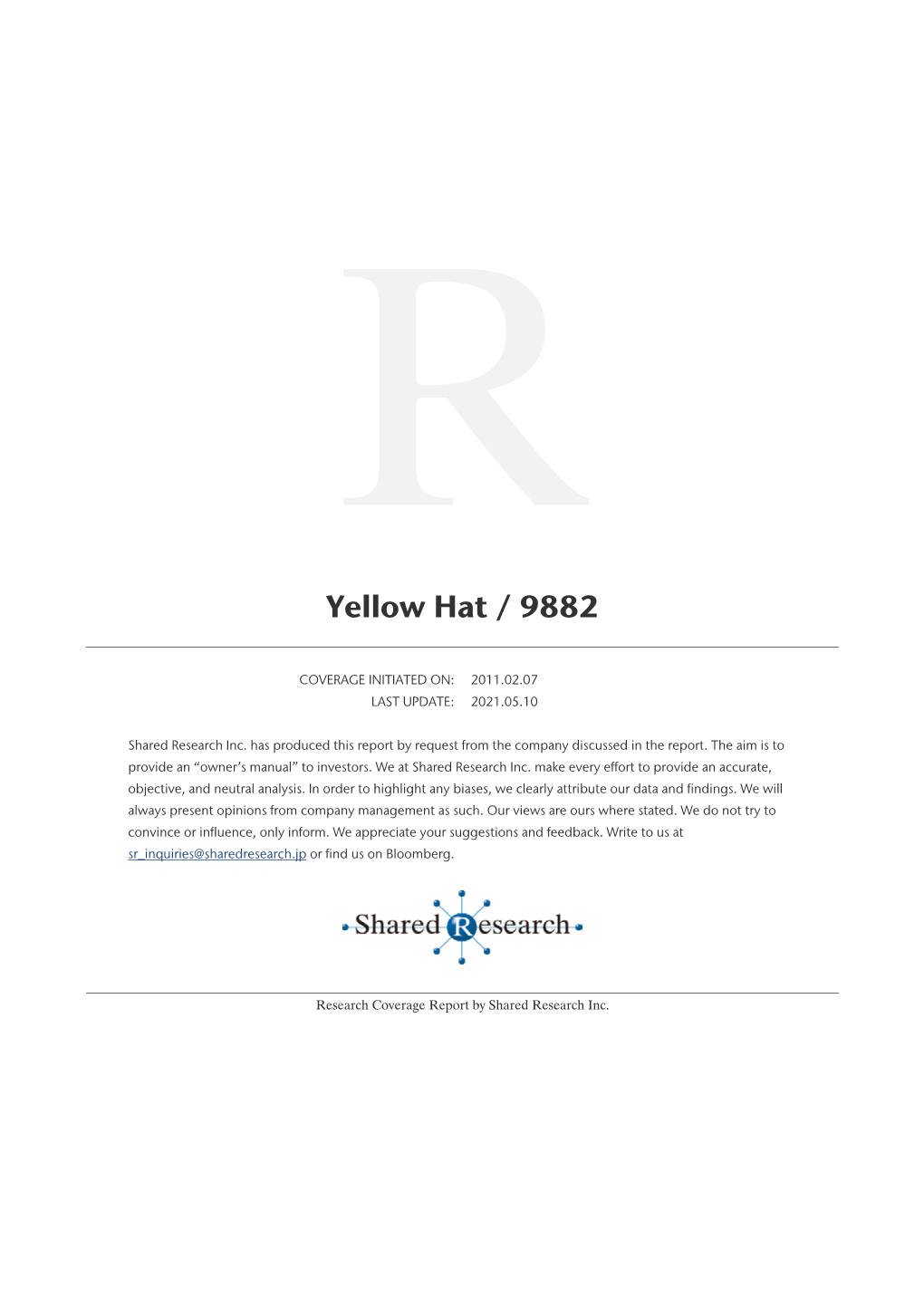Yellow Hat / 9882