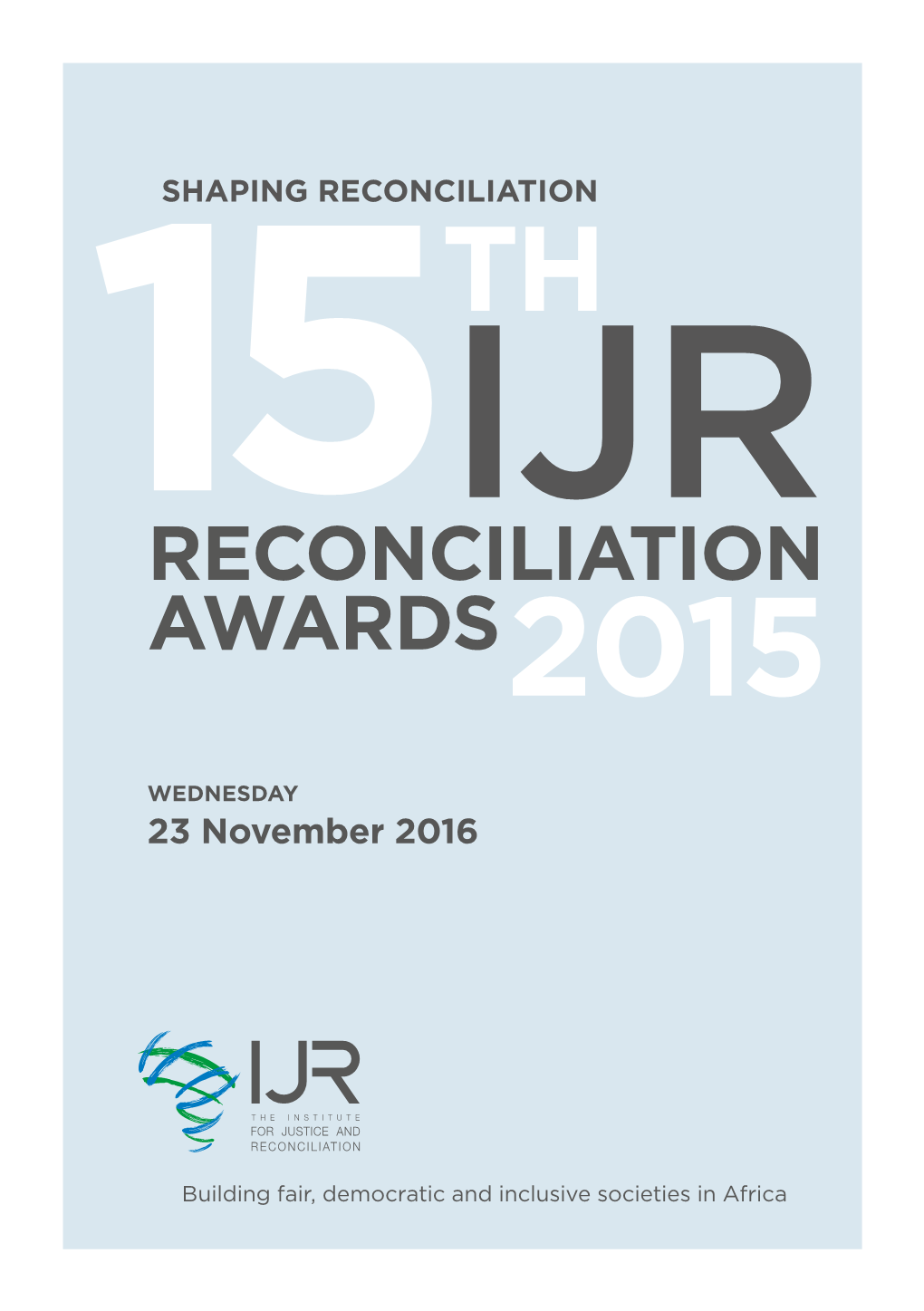 Reconciliation Awards 2015