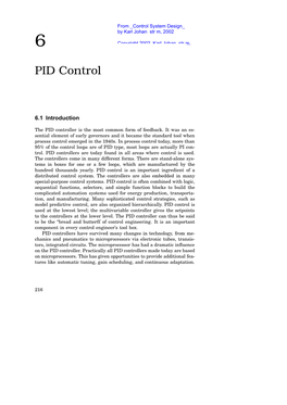 Chapter 6. PID Control