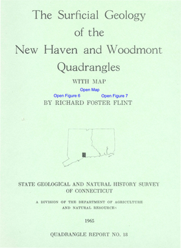 The Surficial Geology of the New Haven and Woodmont Quadrangles with MAP